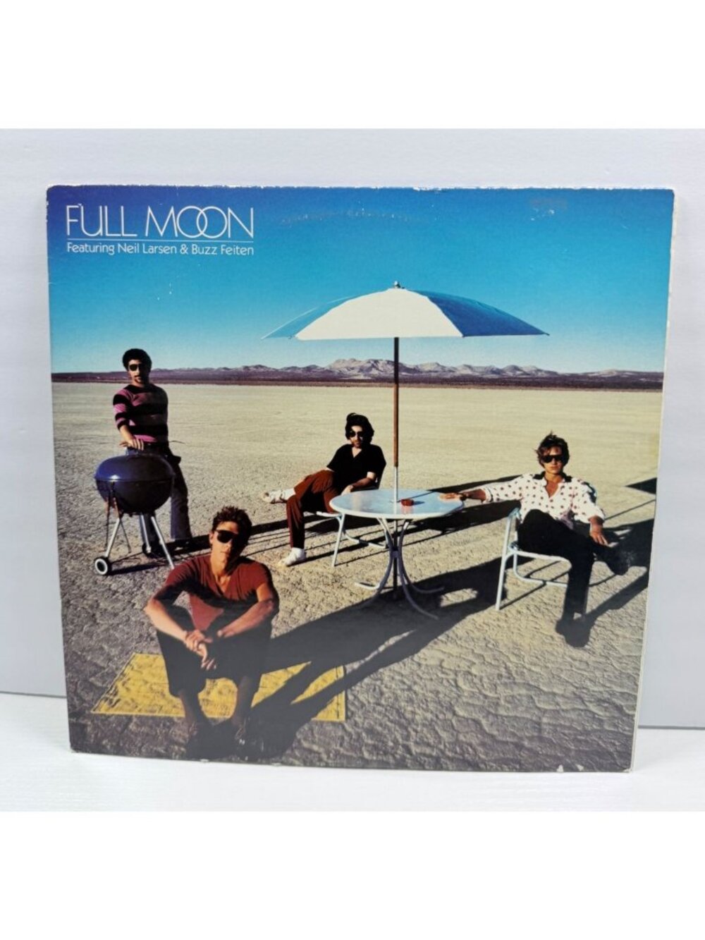 Neil Larsen & Buzz Feiten Full Moon LP 1982 Jazz Fusion Rock Warner Bros - Picture 2 of 7